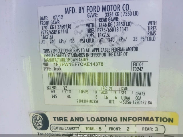 Ford F-150 Lariat