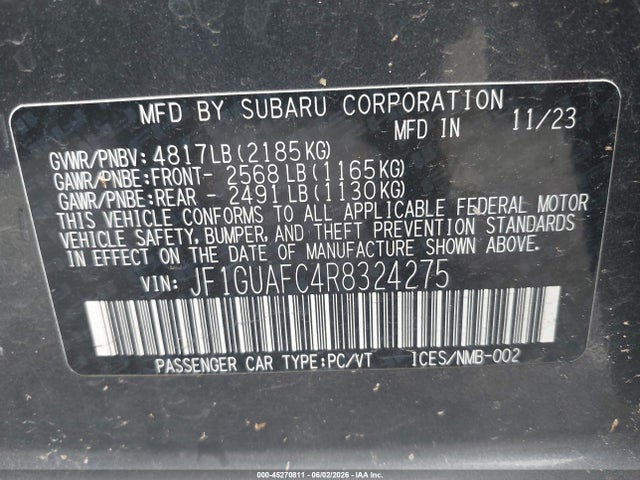 Subaru Impreza Sport 5-door