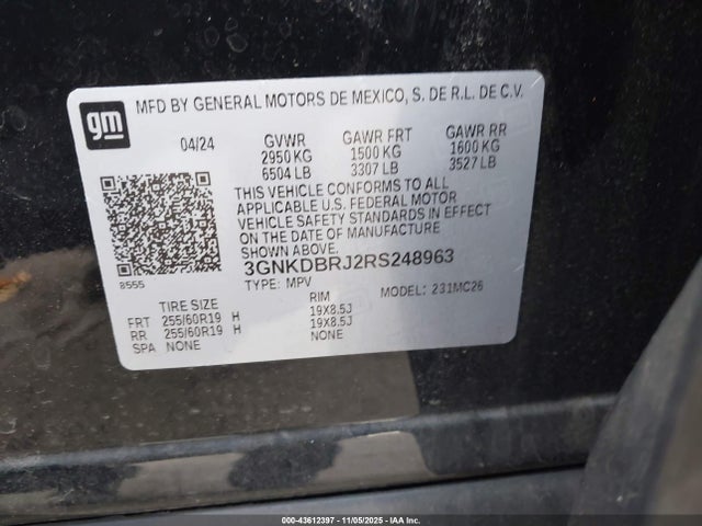 Chevrolet Blazer Ev Eawd 2lt
