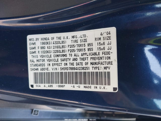 Honda CR-V Ex