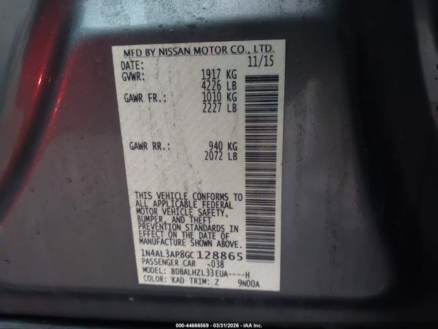 Nissan Altima 2.5 Sr