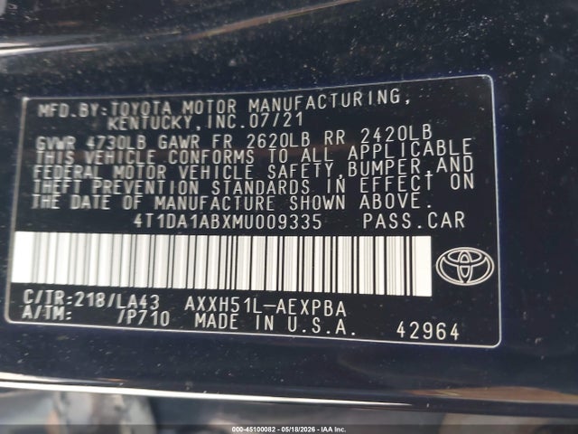 Toyota Avalon Limited Hybrid