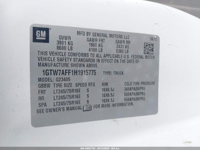 GMC Savana Work Van