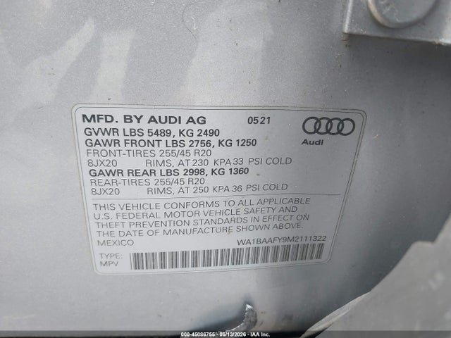 Audi Q5 Premium Plus 45 Tfsi Quattro S Tronic