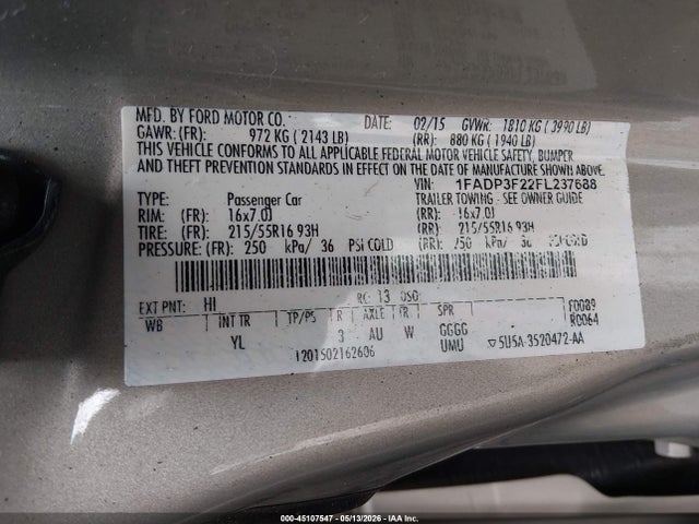 Ford Focus Se