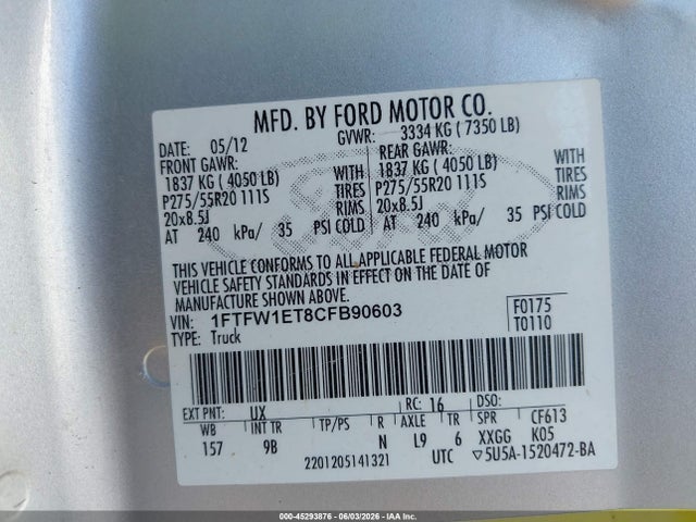 Ford F-150 Platinum