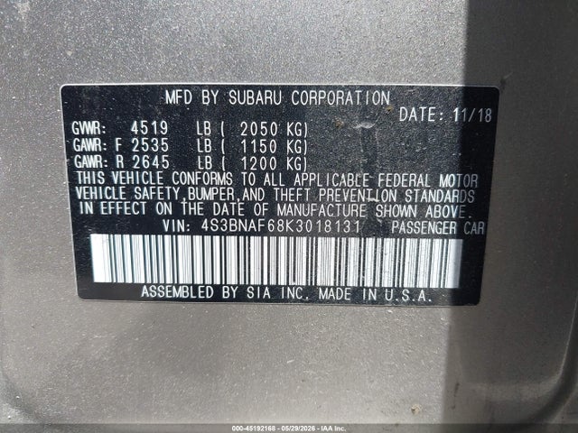 Subaru Legacy 2.5i Premium