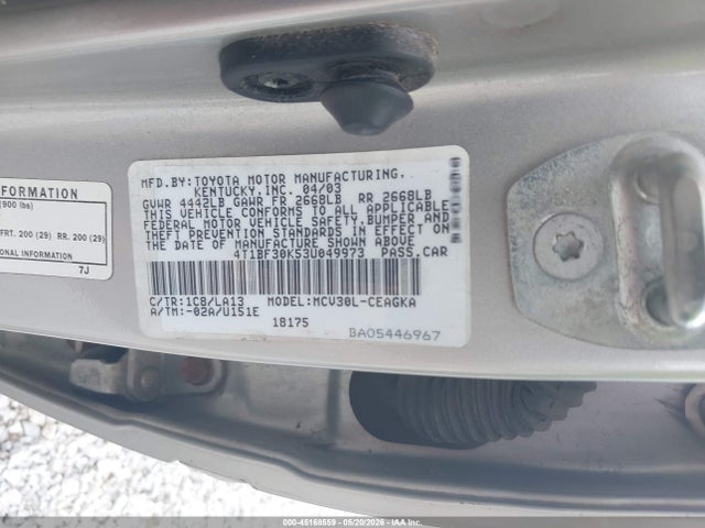 Toyota Camry Xle V6