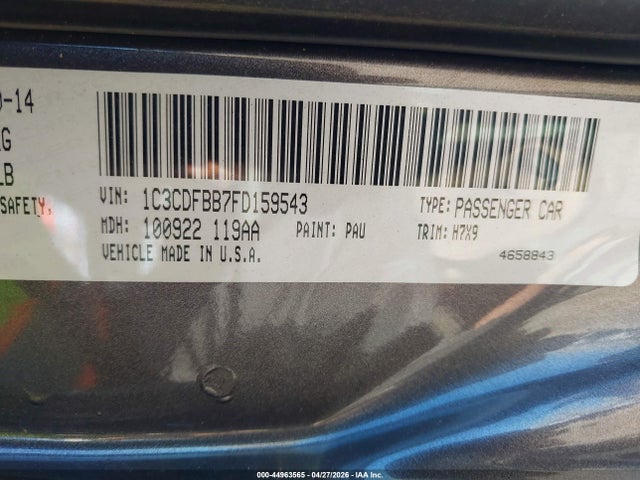 Dodge Dart Sxt