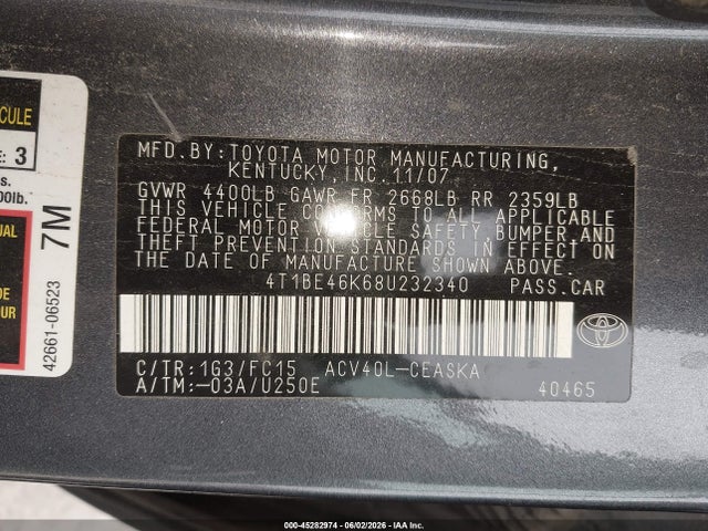 Toyota Camry Se