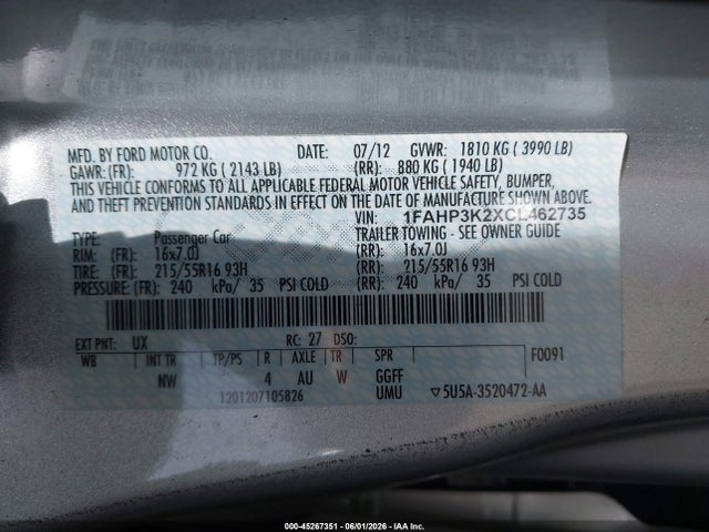 Ford Focus Se