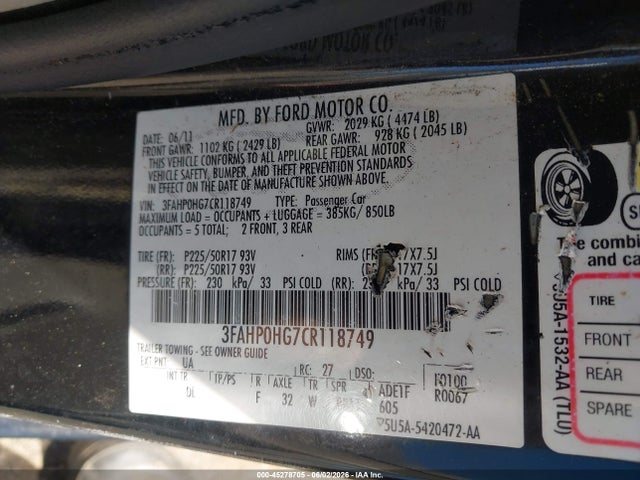 Ford Fusion Se