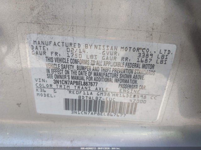 Nissan Versa 1.6 Sv