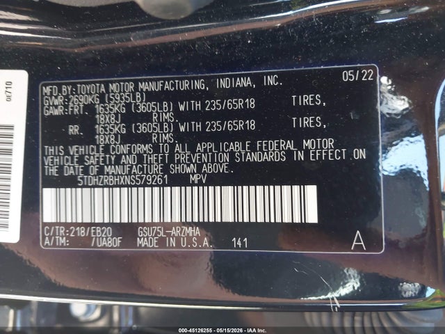 Toyota Highlander Xle