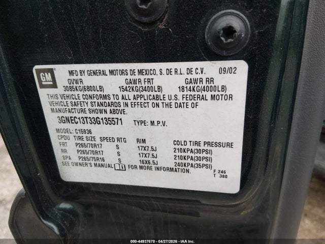 Chevrolet Avalanche 1500
