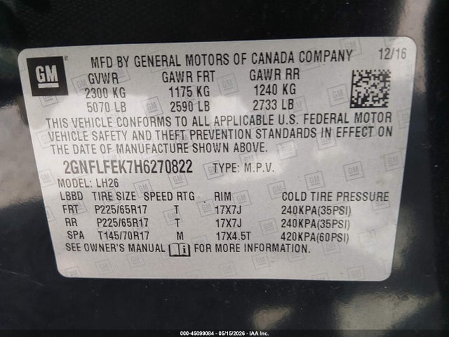 Chevrolet Equinox Lt