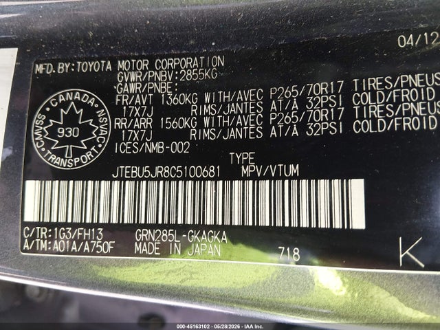 Toyota 4Runner Sr5 V6
