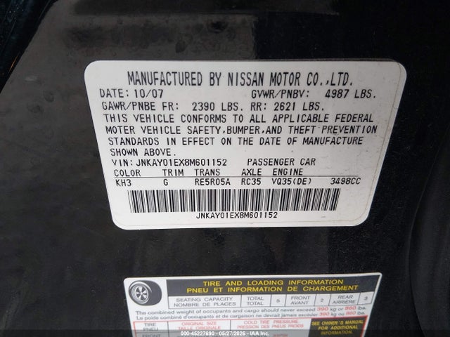 INFINITI M35
