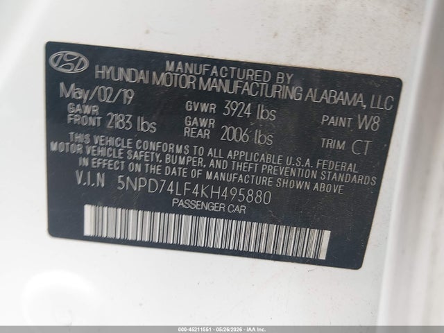 Hyundai ELANTRA Se