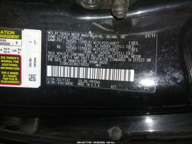 Toyota Sienna Le V6