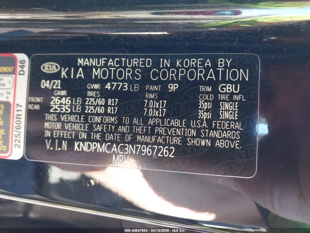 Kia Sportage Lx