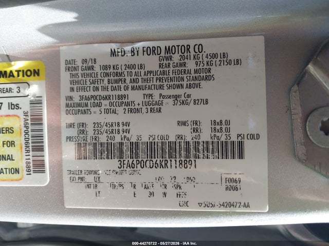 Ford Fusion Sel