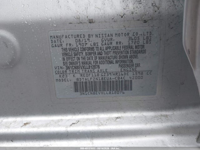 Nissan Versa Sv Xtronic Cvt