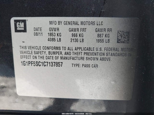 Chevrolet Cruze 1lt