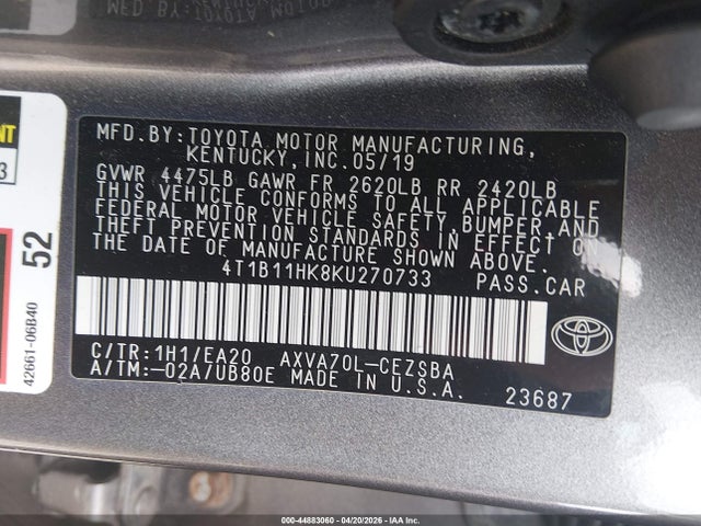Toyota Camry Se
