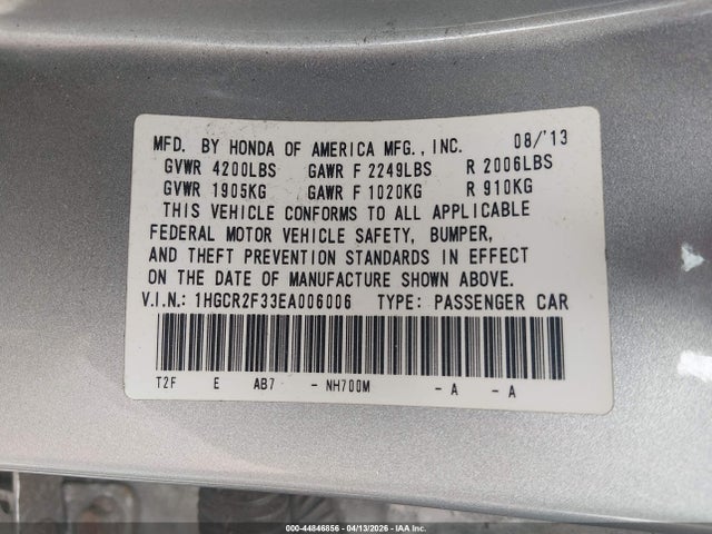 Honda Accord Lx