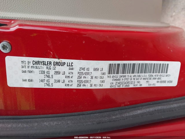 Dodge Grand Caravan Sxt