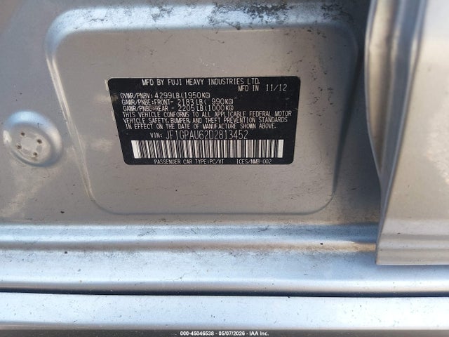 Subaru Impreza 2.0i Sport Limited
