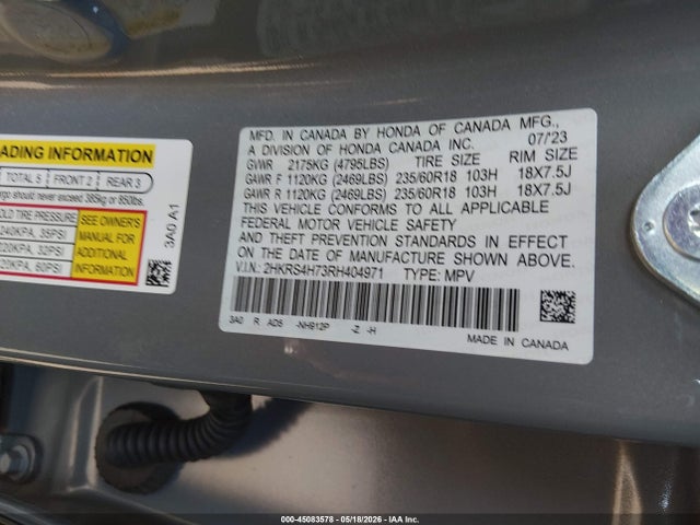 Honda CR-V Ex-l Awd