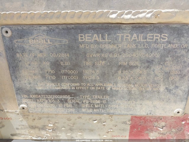 Beall Trans-liner Trailer