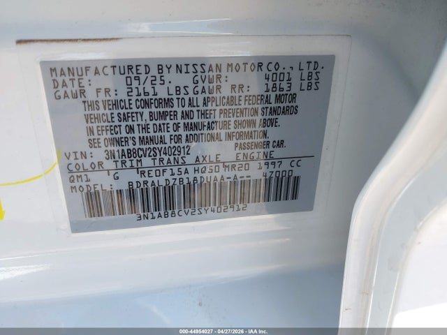 Nissan Sentra Sv