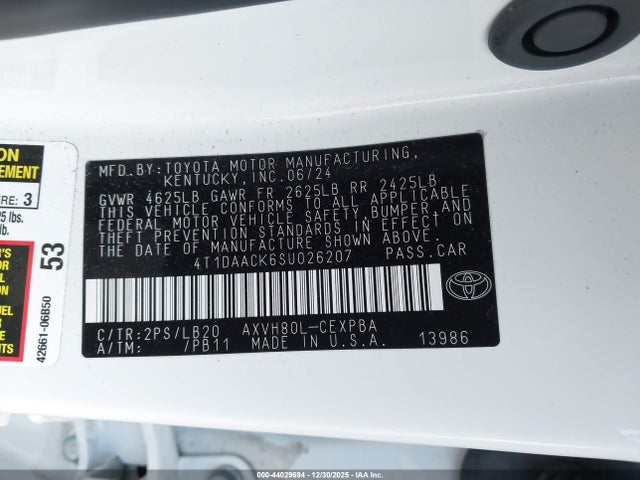 Toyota Camry Xse