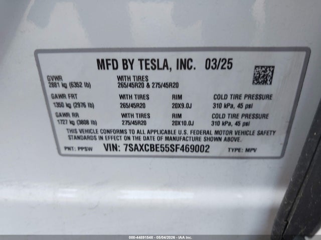 Tesla Model X Long Range