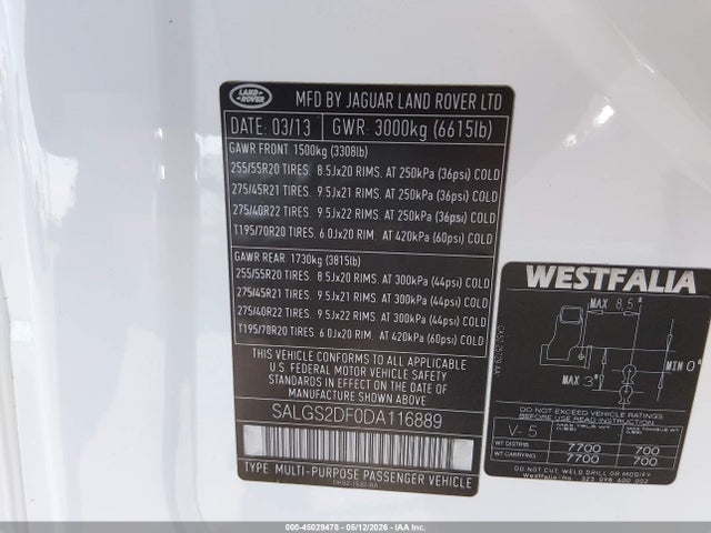 Land Rover Range Rover Hse