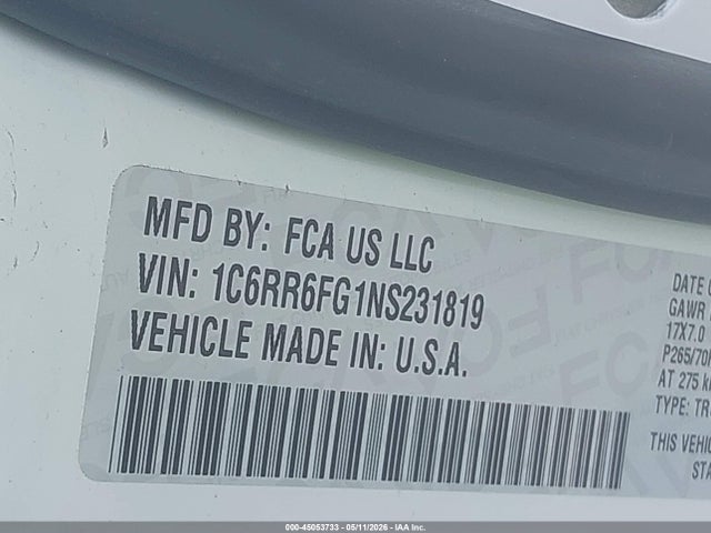 Ram 1500 Tradesman  4x2 6'4 Box