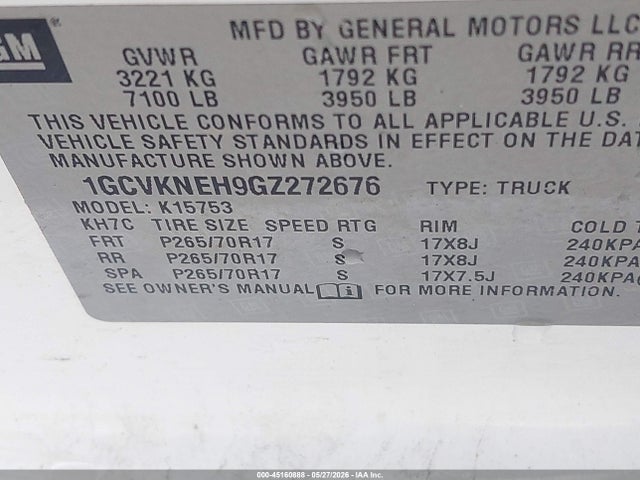 Chevrolet Silverado 1500 Wt