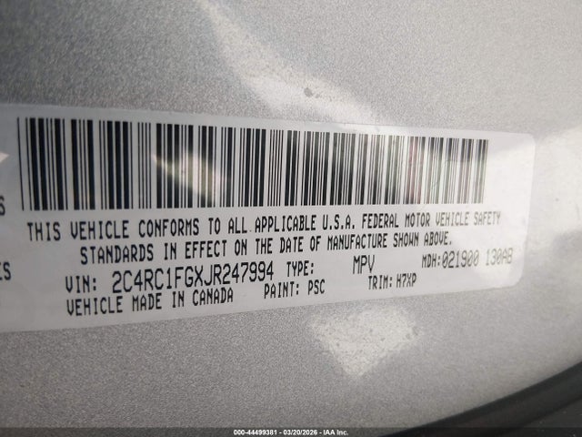 Chrysler Pacifica Touring Plus