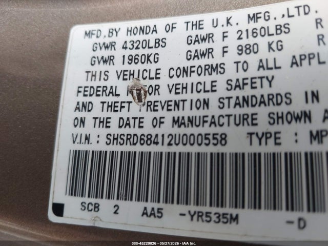Honda CR-V Lx