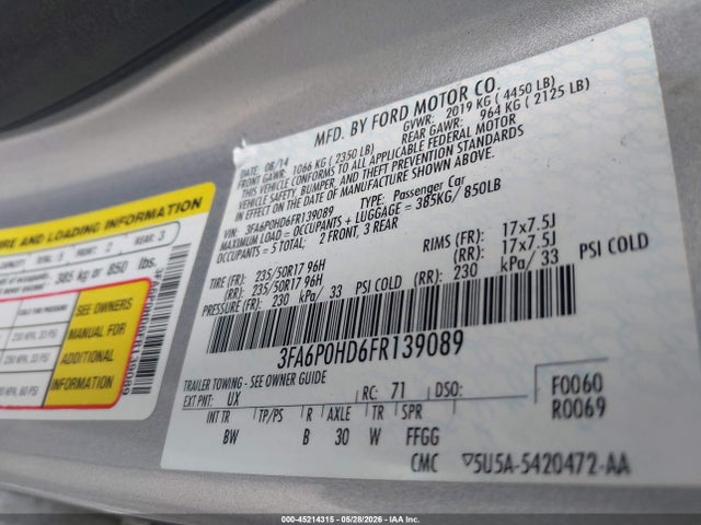 Ford Fusion Se