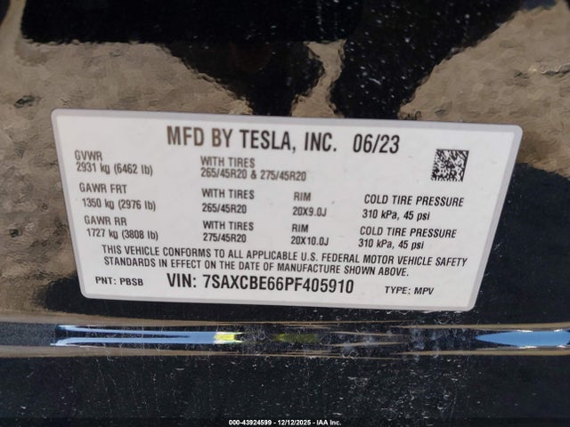Tesla Model X Plaid Tri Motor All-wheel Drive
