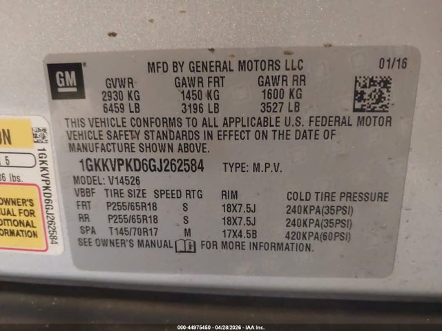 GMC Acadia Sle-2