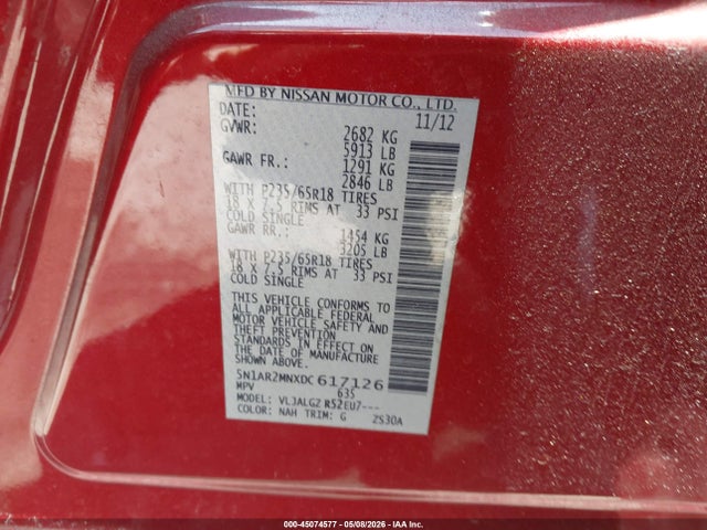 Nissan Pathfinder Sl
