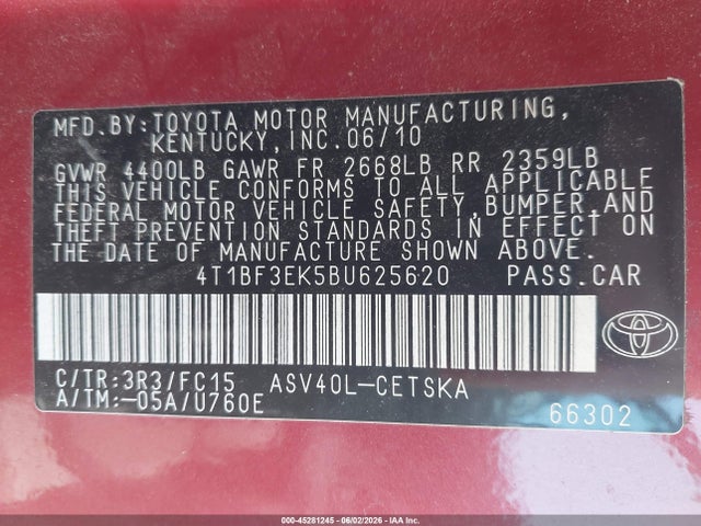Toyota Camry Se