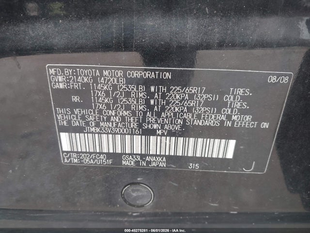 Toyota RAV4 Base V6
