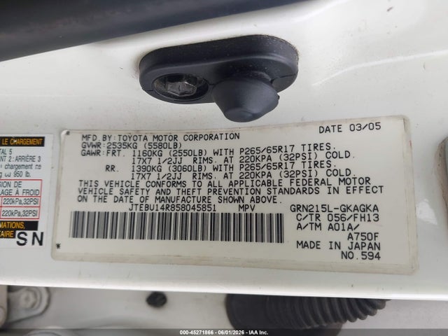 Toyota 4Runner Sr5 V6