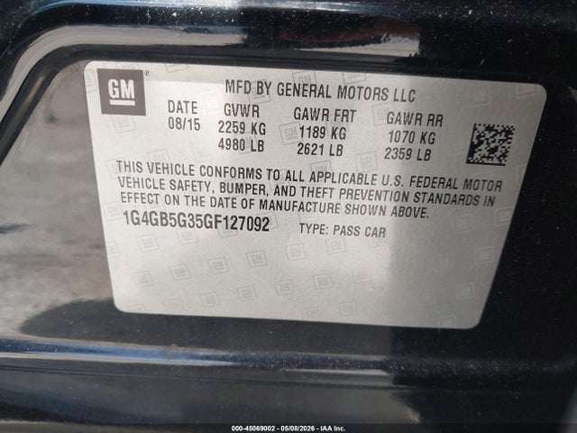Buick LaCrosse Leather